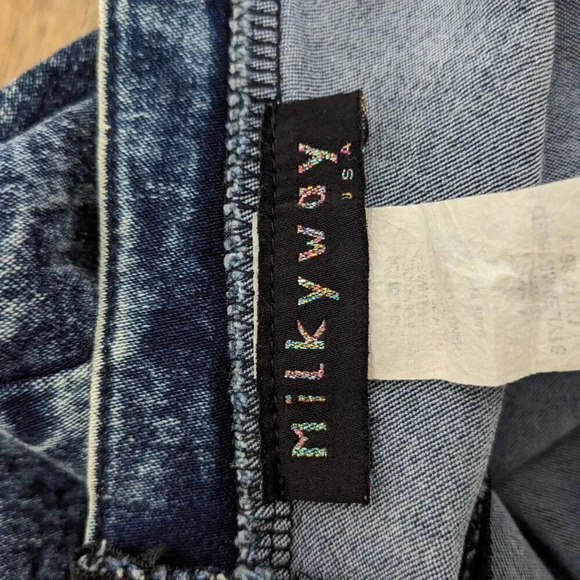 Milkyway Flare Denim Mini Skirt Size Small - Picture 5 of 5